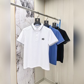 Prada 普拉達  三标齊全2026春夏新款原單男士翻領Polo衫短袖T恤