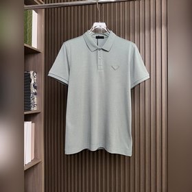 (豆綠色~~) Prada 普拉達普拉達26SS春夏新款POLO