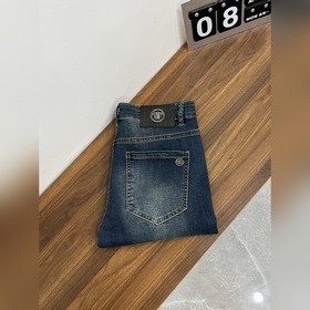 Versace 獨家專供新款 範思哲潮男時尚休閑牛仔長褲，高端歐版原單褲子，潮流