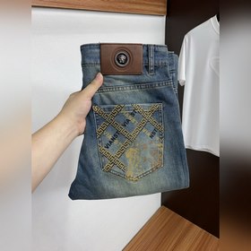 範思哲 高端定制、2026早春最新款牛仔褲 櫃台同步發售 原版定制複刻 客供五金
