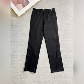 範思哲 休閑褲 西褲2026SS 春夏新款 高級定制褲子專用面料 定制原版五金