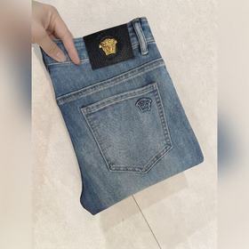 範思哲 2026春夏最新推出男士休閑牛仔褲新品！重工水洗牛仔褲！定制面料和一般牛
