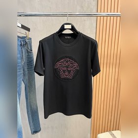 範思哲 2026春夏新款 字母logo圓領短袖t恤，春夏休閑穿搭必不可少，原版純
