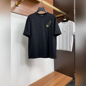範思哲 ss新工藝logo純棉質微闊版圓領男士短袖T恤，新季新推系列将标識巧妙融