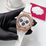 (女款) 新品 ap－愛彼 女款系列：皇家橡樹！六針計時跑秒－日本os20石英機