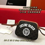  CELINE貝殼包 TRIOMPHE帆布相機包  小牛皮 可斜挎和肩背