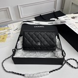 2023chanel 原版～發财包款号a33814，原單進口球紋牛皮配原版定制五