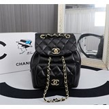 2023chanel 早春新款 duma雙肩牛皮小背包  四季皆可百搭的小背包
