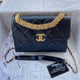 2023chanel 款号1017，chanel2023春夏新款手提鍊條包出貨；