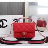 2023chanel 進口小牛皮 as2681手感柔軟  耐磨性能，mini c