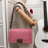 2023chanel 25cm古銅扣.款号67086小羊皮專櫃最新le boy