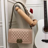 2023chanel 25cm古銅扣.款号67086小羊皮專櫃最新le boy