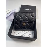 2023 chanel香奈兒專櫃款羊皮錢包 裡外全皮 專櫃款式 做工細節無可挑剔