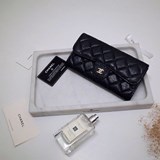 2023chanel香奈兒專櫃款原版魚子醬牛皮長款錢包裡外全皮 專櫃款式 做工細