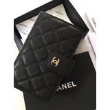 2023chanel香奈兒 專櫃款魚子醬牛皮錢包裡外全皮 專櫃款式 做工細節無可