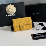 2023chanel   經典cf小卡包到貨！荔枝紋菱格紋路，非常耐看！複古五金