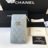 2023Chanel  新款CHANEL手機包到貨！原單品質！采用一半皮帶編織一