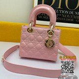 采用頂級進口皮 配絲巾（Lady  Dior)