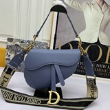 【Dior saddle 手掌紋系列 】【配專櫃盒子】大号尺寸：25.5