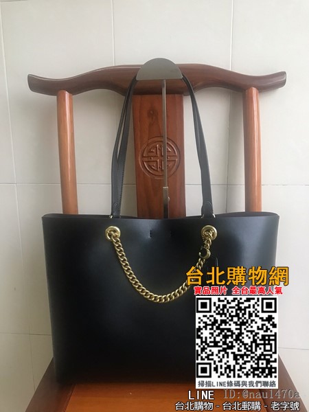 coach/蔻馳新款78218新款購物袋，新品五金c字鏈條包包雙面裝飾