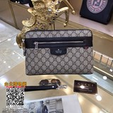 新款gucci古奇 最新爆款男士手拿包，高端品質面料配進口層頭皮  皮紋
