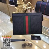 GUCCI（古奇）最新款手拿包，不但包型做得好，而且品質也非常精細，采用