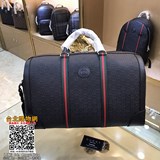 新款（古奇）旅行包，不但包型做得好，而且品質也非常精細，采用頭層皮壓雙G