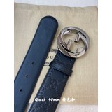 Gucci 古奇官網經典 正品規格 4.0cm原版品質頭層小牛皮壓花 進口頭層底