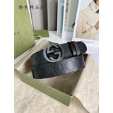 Gucci 專櫃同步雙面可用原單腰帶，進口原廠頭層牛皮，轉動扣頭五金，寬度3.8