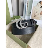 Gucci 專櫃同步雙面可用原單腰帶，進口原廠頭層牛皮，轉動扣頭五金，寬度3.8