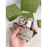 Gucci 3.7高級人造帆布雙面印花，雙面使用配旋轉扣，一側為Gucc