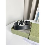 Gucci 經典款原單腰帶，進口原版頭層牛皮，精品扣頭五金，寬度3.8cm