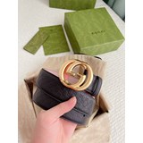 Gucci  4.0cm專櫃同款壓小花，進口意大利頭層小牛皮，原版磨砂皮底。搭配