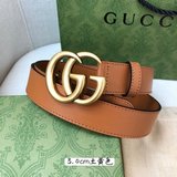 (女款)Gucci 古奇女款原版品質  頭層小牛皮 進口頭原版底 30mm 搭配經典cc