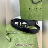 (女款)Gucci 古奇官網經典 正品規格 2.0cm原版品質頭層小牛皮搭配進口底