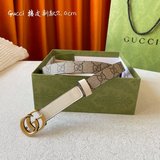 (女款)Gucci 新款接皮2.0cm，帶身采用進口牛皮皮底，原廠定制，新款專用，扣頭采