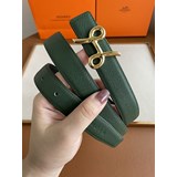  Hermes 新品 方形金屬裝飾搭扣  雙面柔軟小牛皮，H家新