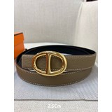  官網同步-hermes-Glenan皮帶扣u0026雙面皮腰帶 25M