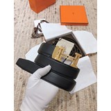  Hermes  3.5cm男士自動腰帶 精品鋼扣 手感柔軟 長度可以裁