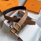  Hermes 愛馬仕 寬3.8cm 進口原版皮帶身 雙面可兩面用 精品