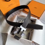  Hermes 愛馬仕 寬3.8cm 進口原版皮帶身 雙面可兩面用 精品