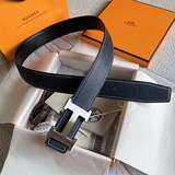  Hermes 愛馬仕 寬3.8cm 進口原版皮帶身 雙面可兩面用 精品