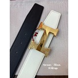  Hermes-  3.8cm 進口雙面原版皮 雙面手感柔軟 搭配精鋼五