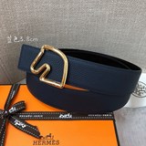  Hermes-  3.8cm 進口雙面原版皮 雙面手感柔軟 搭配精鋼五