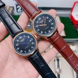 (男款)浪琴-LONGINES名匠男士腕表搭載全自動機械，礦物質耐磨鏡面316L精鋼表殼