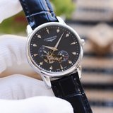 (男款)浪琴-LONGINES新品男士腕表搭載全自動機械，礦物質耐磨鏡面316L精鋼表殼