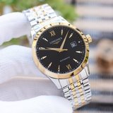 (男款)浪琴-LONGINES新品男士腕表搭載全自動機械，礦物質耐磨鏡面316L精鋼表殼