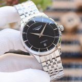 (男款)浪琴-LONGINES新品男士腕表搭載全自動機械，礦物質耐磨鏡面316L精鋼表殼