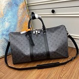 m45392 黑灰色 keepall bandouli�re 50 旅行袋