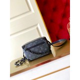 m44480 mini soft trunk 手袋標志性monogram印花搭配對比色樹脂鏈帶